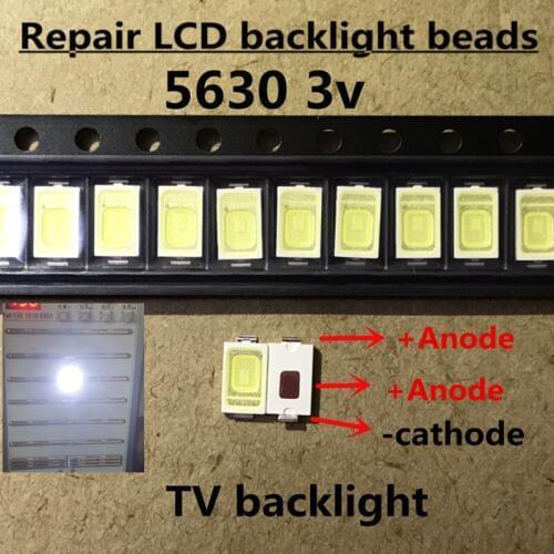 5630 3V 0.5W 5730 led Cool white LED Backlight SCREEN LCD for 5730 led LED 5730 LED application LED 2D TV/3000PCS