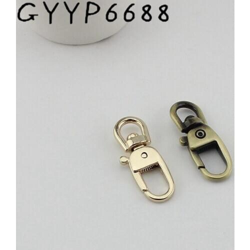 6mm 4colors Small snap hook button leather case bag simple hook hardware accessories DIY repair bag