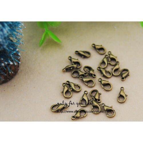 Promotion!!20pcs/lot 10mm Lobster clasp diy jewelry findings