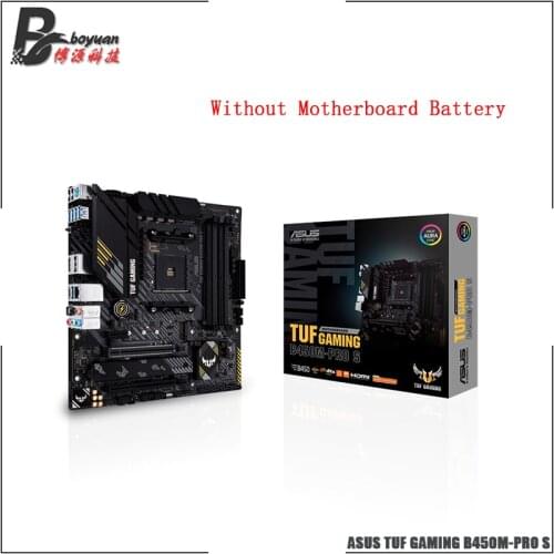 ASUS TUF GAMING B450M PRO S B450M AMD B450 DDR4 4400MHz 128G,M.2, HDMI 2.0B, type C and native USB 3.1 Gen 2 Desktop AM4 CPU