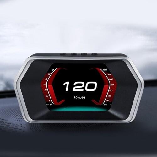 Car HUD Head Up Display GPS Speedometer Mileage Speed ​​Alarm