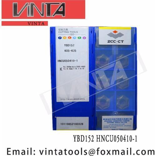 Free shipping high quality 10pcs/lots YBD152 HNCU050410-1 cnc carbide turning inserts