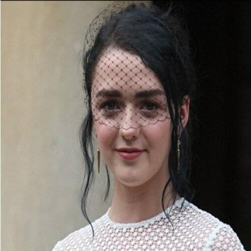 Black Veil Headband Black Fascinator Birdcage Veil funeral Veil Voilette Wedding Veil Masquerade Ball Bachelorette Veil