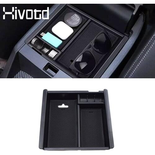 Hivotd For Toyota Tacoma 2016 2017 2018 20219 Car Central Armrest Storage Box Organizer Tray Holder Stowing Tidying Accessories