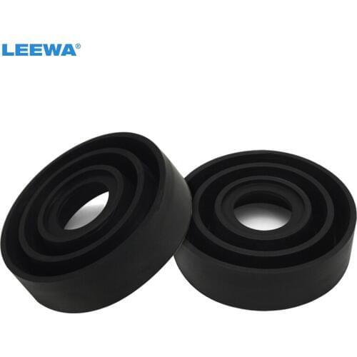 LEEWA 2PCS Universal Waterproof Car HID LED Headlight Dustproof Cover Rubber Sealing Headlamp Cap 95/80/70/40/25mm Height #5579