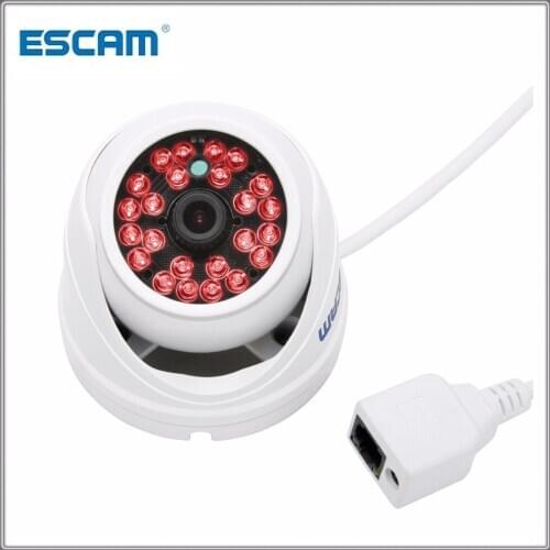Escam Mini IP Camera QD520 Night Vision HD720P H.264 Onvif P2P Indoor Dome Surveillance Infrared Security CCTV Camera