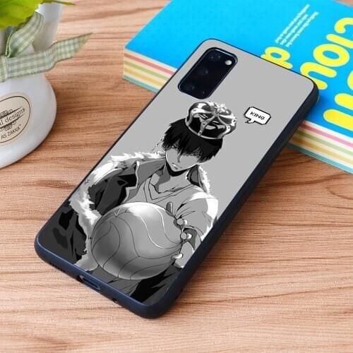 For Samsung Galaxy Kageyama Tobio king Soft TPU border Samsung Galaxy Case