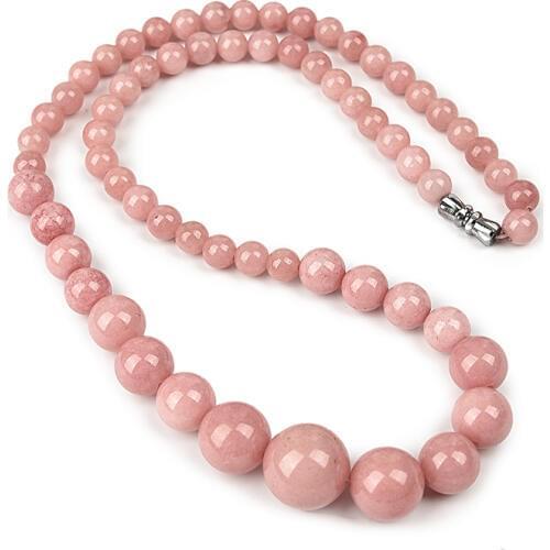 Natural Pink Rhodochrosite stone making handmade diy stone Necklace for girls women gifts