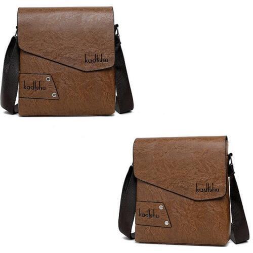 New 2020 Fashion Mens Handbag Designer Leather Business Diagonal Handbag Briefcase Solid Color Classic Bag