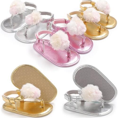 Baby Girl First Walkers Newborn Baby Girl Shoes Summer Soft Pram Crib Shoes