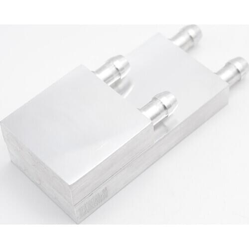 Auminum Water Cooling Block 40x40x12mm Liquid Cooler Waterblock radiator for GPU CPU cooling