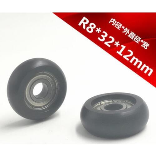 8*32*12 High-quality arc-coated POM 608zz bearing,sliding runner diameter 32mm,thickness 12mm,Equipment Furniture pulleys