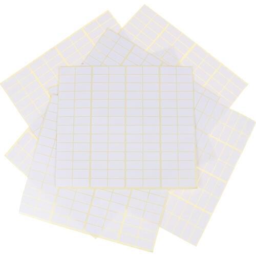 15sheets Blank White Sticker Labels 10x20mm Small Paper Adhesive Label Stickers Writable Note Sticker Tag Crafts