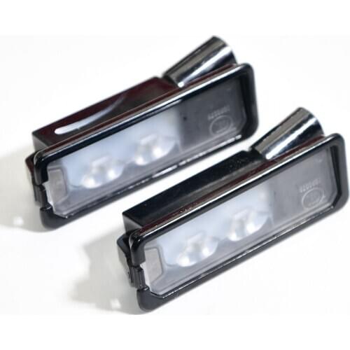 2 PCS LED License Plate Light Lamp 12V For Polo Golf MK7 Passat B6 3C 35D 943 021 A 35D943021A
