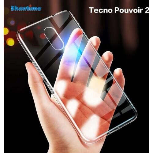 For Tecno Pouvoir 2 Case Ultra Thin Clear Soft TPU Case Cover For Tecno Pouvoir 2 Pro Couqe Funda