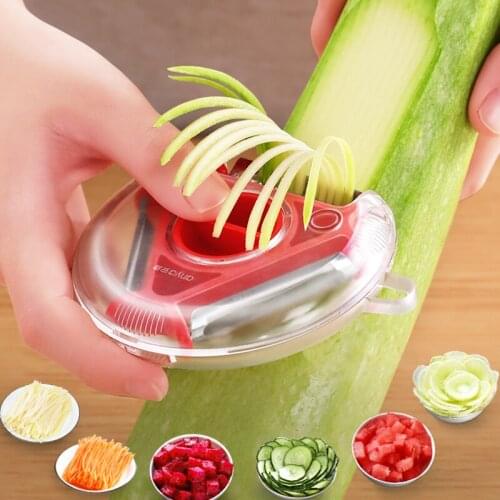 3 Blades Multi Peeler Slicer Stainless Steel Peeler Shredder Julienne Cutter Kitchen Tool Kitchen Gadgets With Accessories