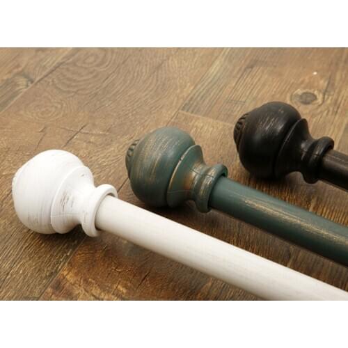 Thicken Aluminum Alloy Curtain Poles Durable Single Double Pole Curtain Rods Track Curtain Rings Holder Accessories Customized