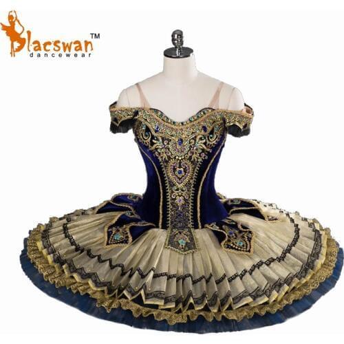 Gold Professional Classical Ballet Tutus BT817 Navy Tutu Ballet Costumes Competition Ballet Tutu YAGP Gorgeous Tutus Ballet Girl