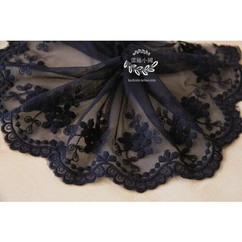 5Yard/Lot Diy handmade high quality lace trim decoration clothes accessories embroidery laciness 11cm wide