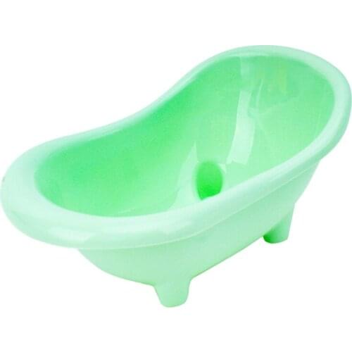 Small Animal Hamster Bed Bathtub Cage Toys Accessories Plastic Relax Habitat House Sleep Pad Food Bowl for guinea pigs