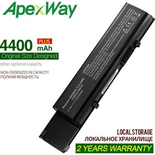 ApxWay 11.1v 4400mAh Laptop Battery 7FJ92 for Dell Vostro 3400 3500 37V3500 V3600 V3700 V3900 V6000 G6000 G7000 DV6500