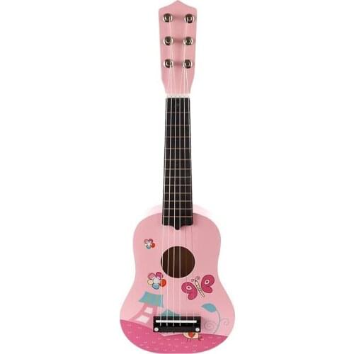 Kids Guitar Toy, 21 Inches 6 Strings Classical Wooden Musical Instrument Guitar Children Musical Instrument Toy