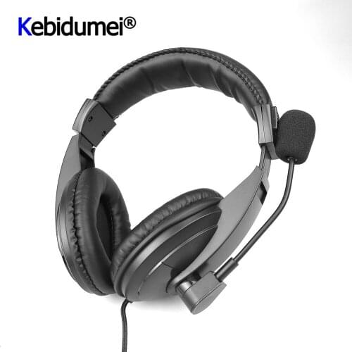 Gaming Headphones Adjustable Earphone 3.5mm Stereo Type Computer PC Gamers Headset With Microphones for Live Streaming