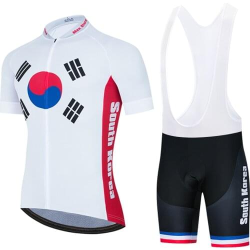 Korea Team Cycling Jersey Customized Road Mountain Race Top Cycling Clothing max storm bike wear racing clothes