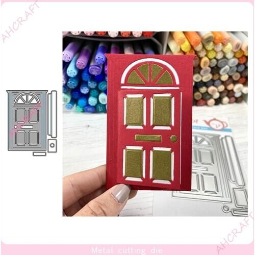 A Door Metal Cutting Dies for DIY Scrapbooking Photo Album Decorative Embossing PaperCard Crafts Die2020