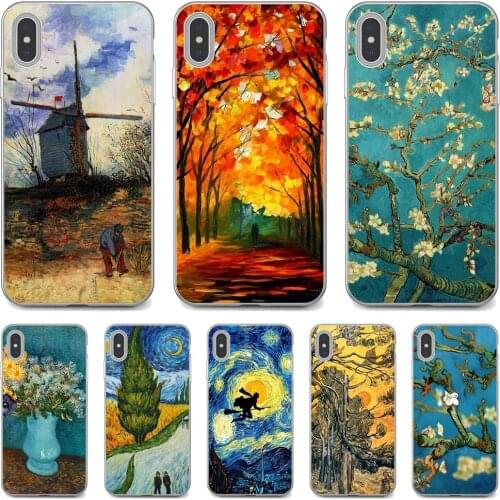 Soft TPU Phone Case For Samsung Galaxy A12 A31 A41 A51 A71 A20e A21s M30 A10 A30 A40 A50 A60 A70 starry-night-Space-Van-Gogh