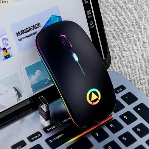 Rechargeable wireless mouse ,ergonomic colors mouse with backlight For Laptop PC mouse wirelesss bluetooth for laptop mac