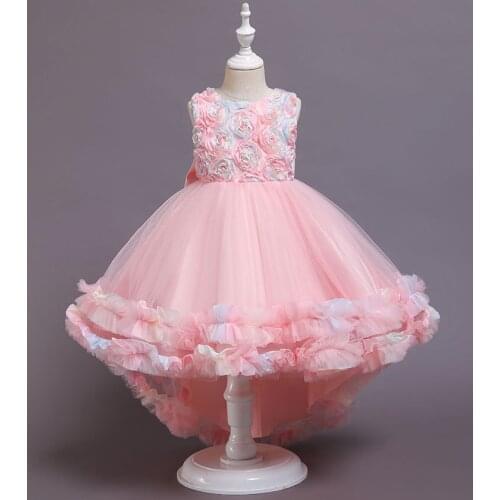 2021 Teen Bridesmaid Dresses Kids Princess Dresses For Girls Evening Childrens Dress Flower Girl Party Wedding Dress Vestido