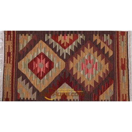 Wool Kilim Needlepoint Circular Carpet Compass Home Decorates Carpet Bedroom Rectangle Carpet Wool Knitting Carpets