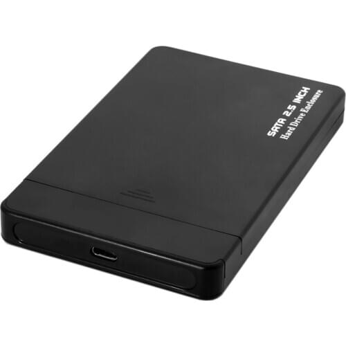 Type-C USB-C to 2.5 Inch SATA SSD HDD External Hard Disk Enclosure for Laptop & PC
