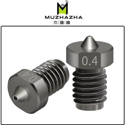 Top quality Hardened steel V6 Nozzle for 3D Printers hotend 3D Printer Nozzle for E3D hotend titan extruder prusa i3 mk3