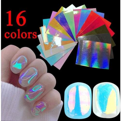 Japanese Nail Art Ice Nail Sticker Decals Transfer Paper Jewelry Candy Paper Foils Decoration Sticker Manicure Decoration