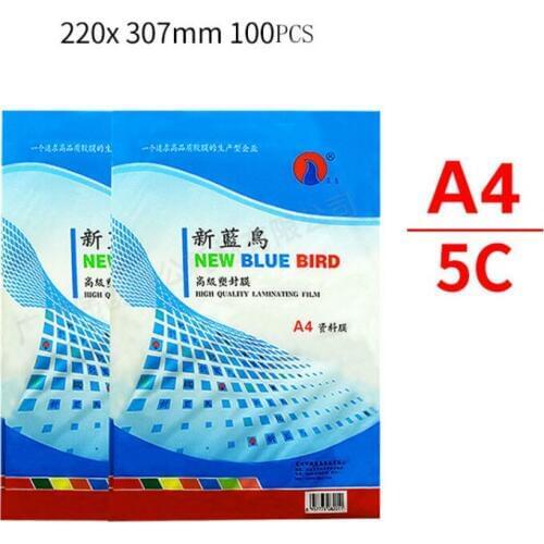 100 Sheets / Pack 50 MIC, A4 Plastic Film, Plastic Film, Information Film, Photo Film, Plastic Film, Pet Photo File Card Picture