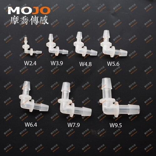 2020 PP hose joint Elbow type joint pipe connectors OD:2.4-9.5mm pipe fittings 10pcs/lots