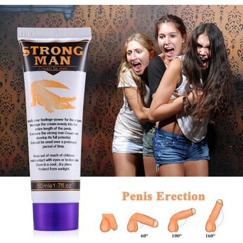 50ML/1Pcs Strong Big Penis Male Enhancement Increase Pills Man Sex Time Delay Erection Penis Stronger Thickening Massage Cream