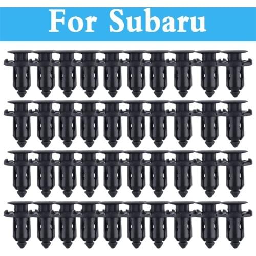 50pcs 9mm Screw Rivet Push Fit Panel Trim Clips For Subaru R1 R2 Trezia Tribeca Wrx Sti Xv Legacy Levorg Lucra Outback Pleo