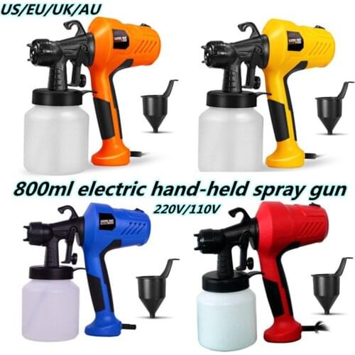 Electric Paint Spray Gun 220V/110V Household Portable Disinfection Alcohol Airless Spray Gun Latex Paint Spraying Machine