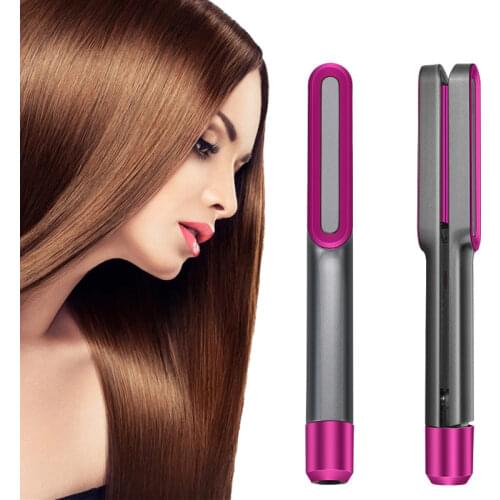 Ceramic PTC Heat 3D Floating Plate 2 In 1 Hair Straightener and Curler Professional Hair Flat Iron For All Hair Styling Tools