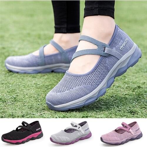 Casual Sneakers Womens Comfortable Breathable Walking Shoes Slip on Light Mom Flatform Boat Shoe Anti-slip Zapatillas Mujer