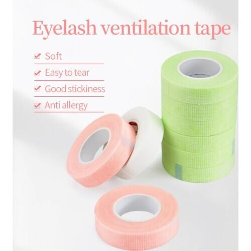Eyelash Extension Tape Sticker Isolation With Holes Breathable Sensitive Resistant Non-woven Patches Eye Pads Makeup Tool