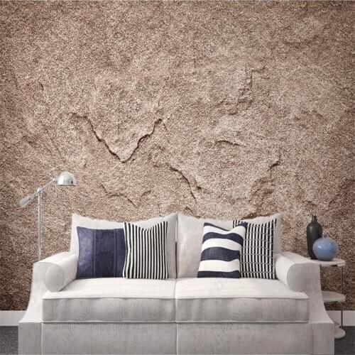 Milofi custom 3D wallpaper mural rock texture rural wallpaper living room bedroom background wall decoration wallpaper