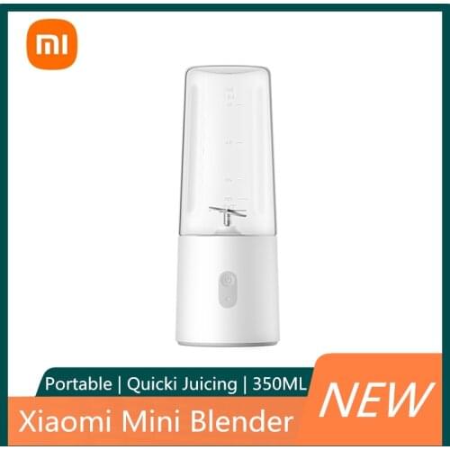 New Xiaomi Mijia Mini Blender Electric Faimly Kitchen Juicer Mixer Protable Charging Fruit Cup Food Processor 350ML