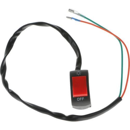 Motorcycle ATV Bike 7/8' Handlebar On OFF Kill Switch Hazard Fog Spot Light