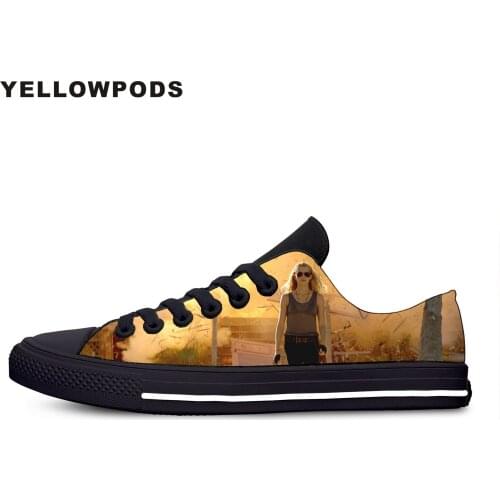 Custom I Am Number Four Movie Mens Casual Shoes Fashion Hot Cool Man Non-leather Casual Lightweight Shoes Off White Men