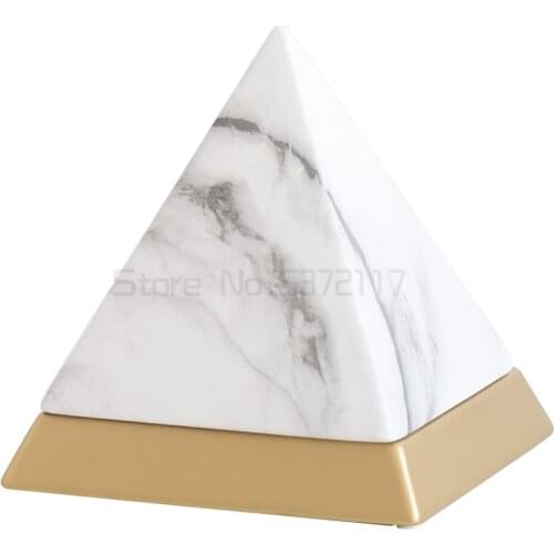 Nordic modern creative geometric decoration living room porch light luxury decoration pyramid decoration office wine cabinet
