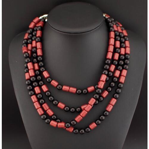 UKEN Handmade Multilayers Beaded Necklaces Women Bohemia Beads Collar Statement Choker Necklaces Fashion Jewelry N2679